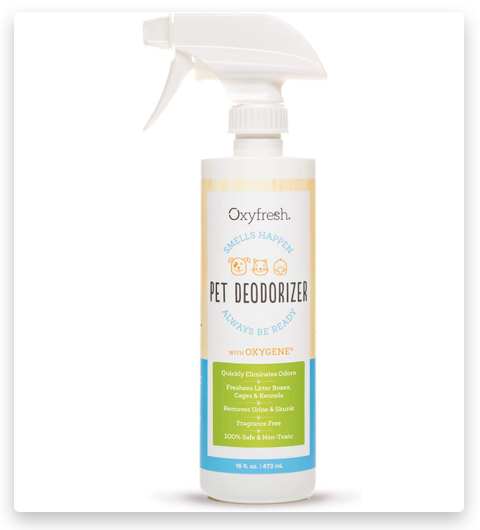 Oxyfresh Deodorante per animali domestici a tutti gli effetti Rimuovi puzzola per cani e gatti