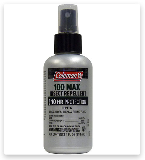 Coleman 100 Max 100% DEET Insect Tick Repellent Pump