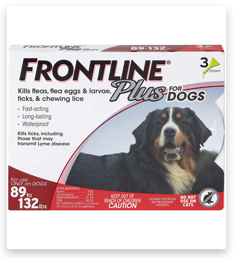 FRONTLINE Plus Tratamiento contra pulgas y garrapatas para perros