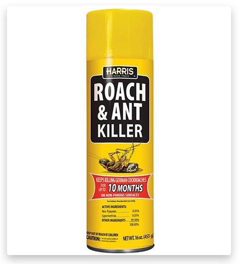 HARRIS 10 meses de aerosol para eliminar cucarachas y hormigas