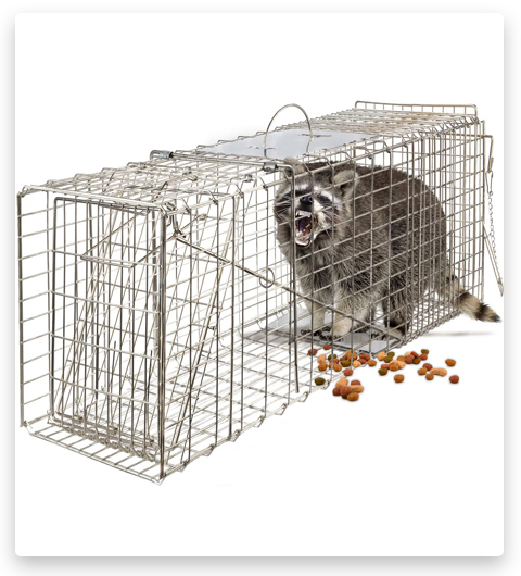 OxGord Live Animal Skunk Trap - Humane Catch & Release Large 32" Cage