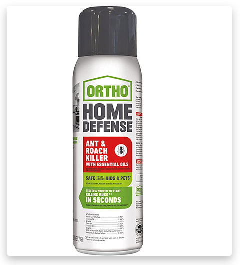 Ortho Home Defense Roach & Kitchen Ant Killer Aerosol with Essential Oils