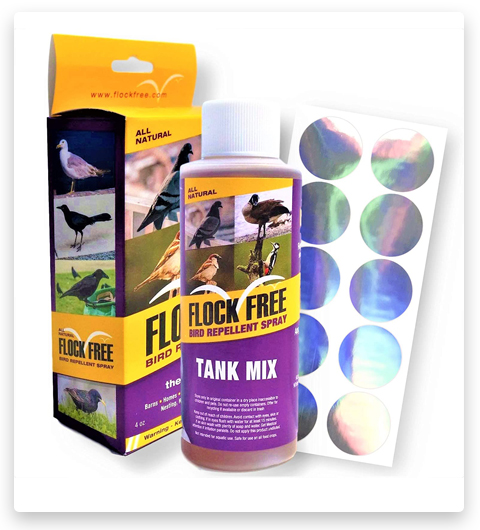 Spray disuasorio para pájaros carpinteros Flock Free