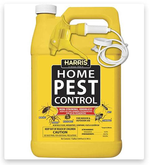 Harris Home Insect Killer, spray liquido per termiti da un gallone con formula residua inodore e non macchiante
