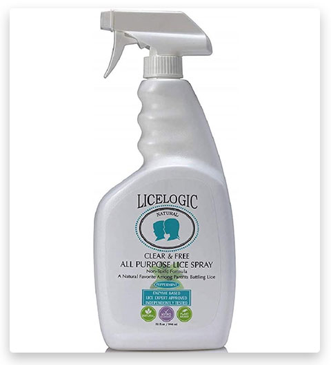 LiceLogic Household Lice Killer for Home Spray for Furniture and Bedding