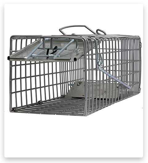 LifeSupplyUSA Small One Door (18x5x5) Catch Release Heavy Duty Cage Live Animal Rabbit Trap