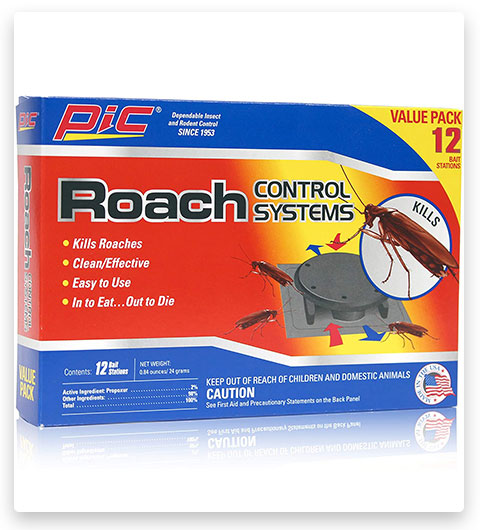 PIC Roach Control Systems confezione da 2 pezzi, efficace uccisore di scarafaggi