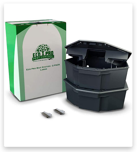Rat Bait Stations by Eco Pro - Large Rat and Mouse Trap