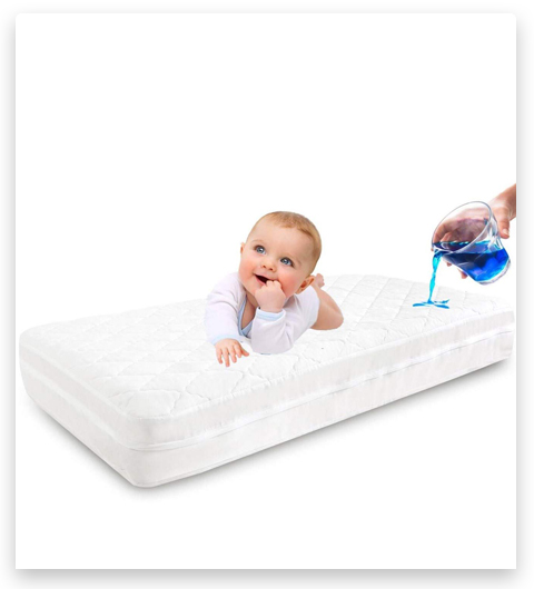 Zippered Crib Matratze Encasement, sechs Seiten Staub Milbe, Bettwanze Proof