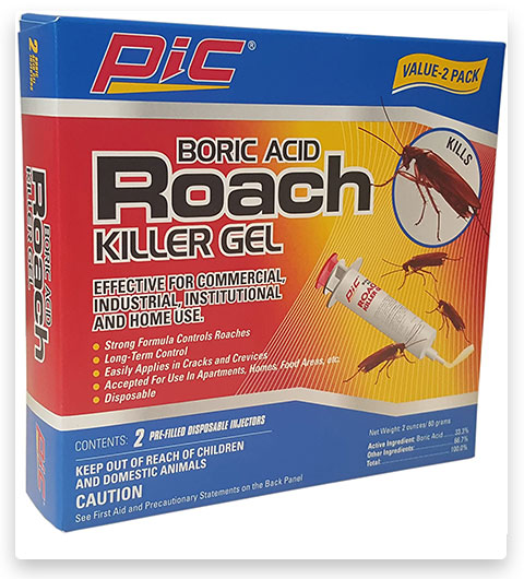 PIC GEL Boric Acid Roach Control Roach Killer Gel