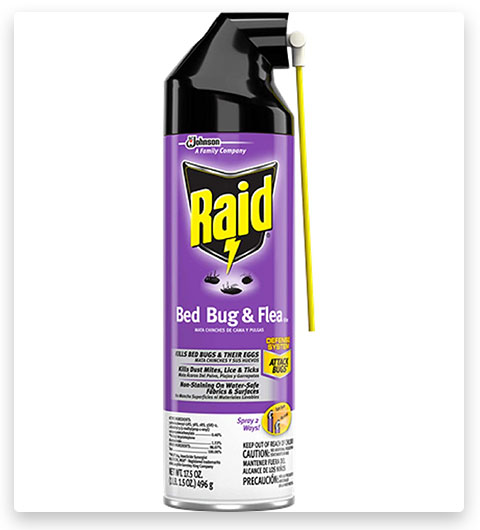 Raid Max Bed Bug Flea and Lice Killer for Home