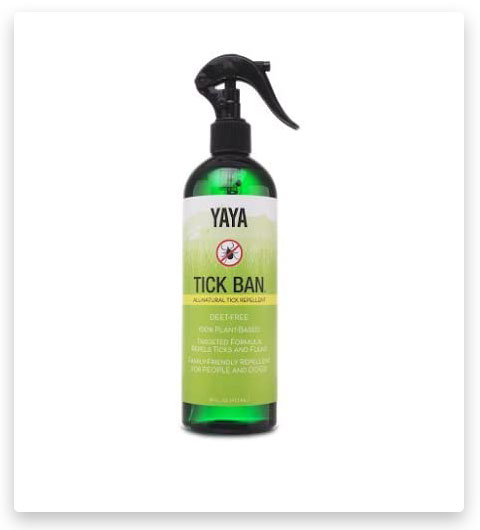 TICK BAN Yaya Organics All Natural Extra Strength Tick Repellent DEET Free