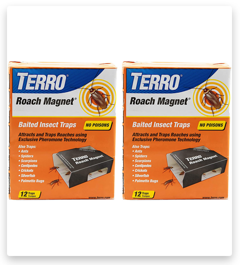 TERRO Roach Magnet Pheromon-Baited Insect Roach Trap