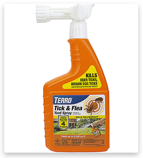 Terro - Spray anti-puces et anti-tiques pour le jardin
