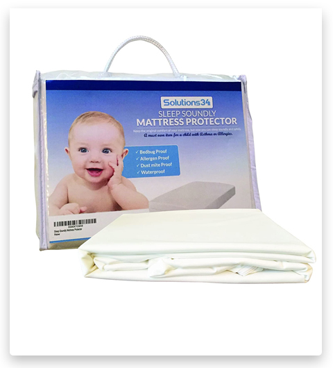 Solutions 34 Best Crib Mattress Protector - Zippered Encasement Will Keep Your Baby Safe from Bed Bugs