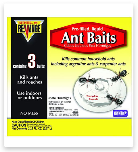 Bonide Revenge Pre-filled Liquid Ant Trap Bait Stations