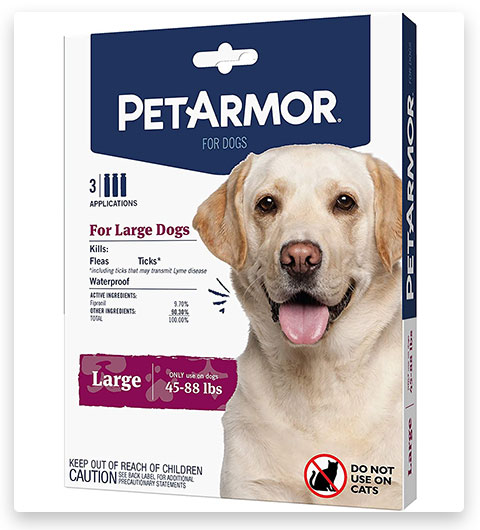 PetArmor Traitement préventif contre les puces et les tiques pour les chiens