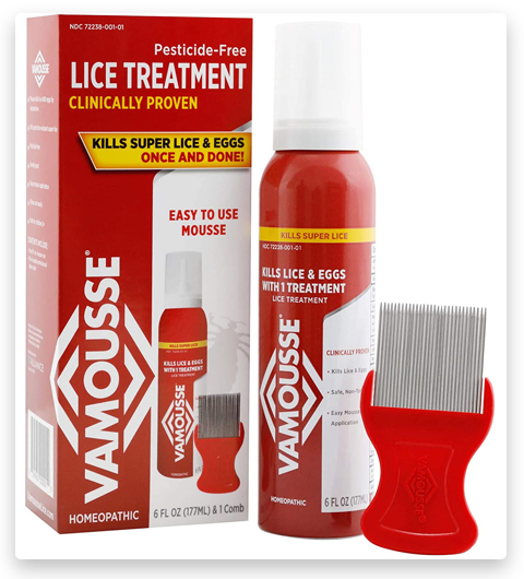 Vamousse Head Lice Treatment Homeopathic 