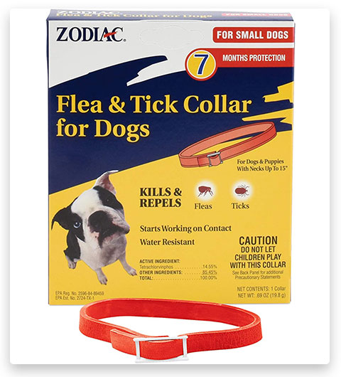 Zodiac Floh- und Zeckenhalsband für kleine Hunde