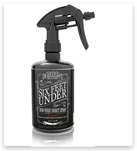 Dr. Killigan’s Six Feet Under Non Toxic Insect Killer Spray Insecticide for Roaches
