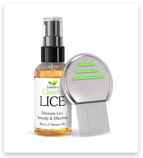 Isabella's Clearly Lice Treatment, mezcla de aceites naturales y esenciales