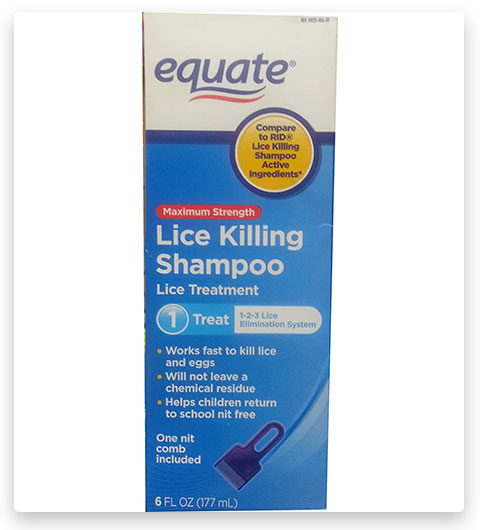 Equate Maximum Strength Lice Killing Shampoo