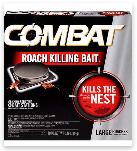 Combat Roach Killing Bait Station, Large Insecticides For Roaches