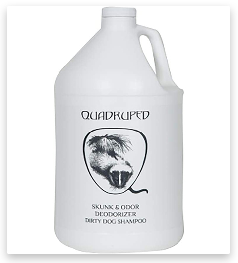 Quadruped Pet Care Skunk Deodorizer Dirty Dog Concentrate Skunk Shampoo
