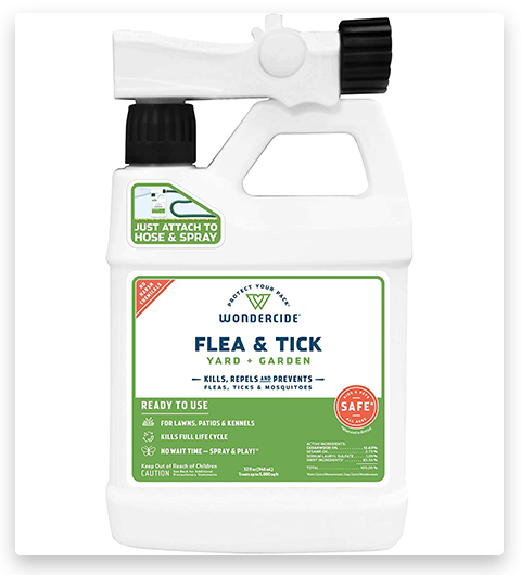 Wondercide Natural Products - Spray para pulgas, mosquitos y garrapatas para el jardín
