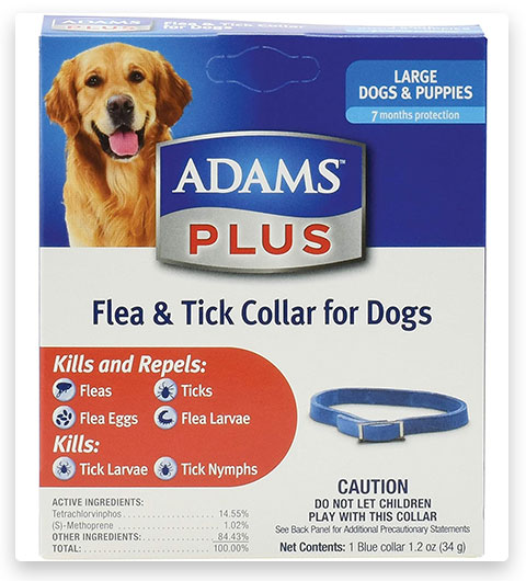 Adams Plus Floh- und Zeckenhalsband für Hunde