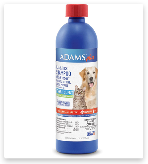 Adams Plus Shampoo with Precor Flea Control for Dogs