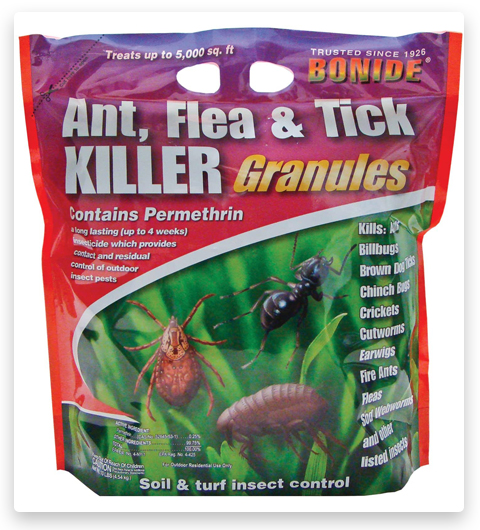 Insecticida/plaguicida Bonide para hormigas, pulgas y garrapatas en gránulos
