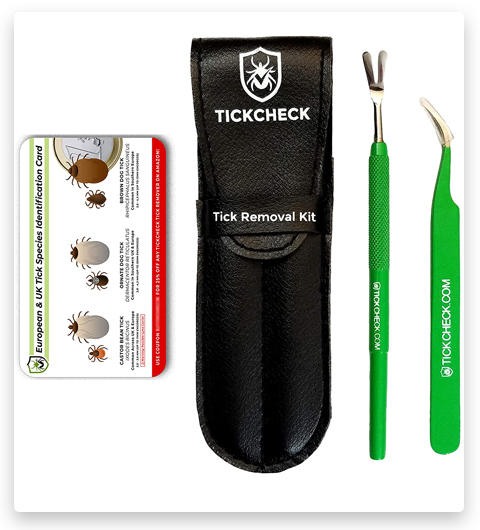 TickCheck Premium Outil d'élimination des tiques Kit d'élimination des tiques
