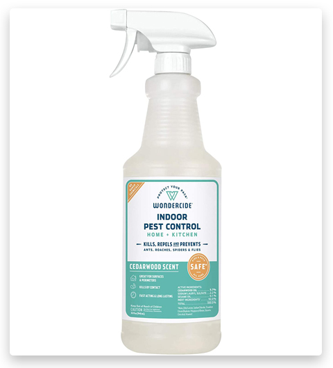 Wondercide Natural Products - Spray antiparasitaire d'intérieur pour la maison et la cuisine