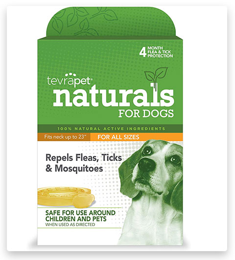TevraPet Naturals Collar de prevención de pulgas y garrapatas para perros