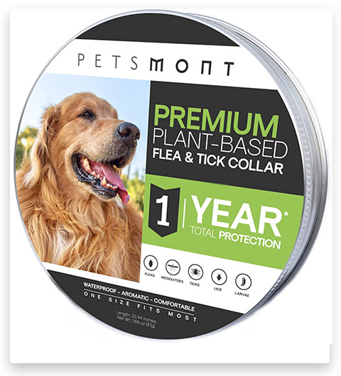 Collier anti-puces et anti-tiques pour chiens Petsmont