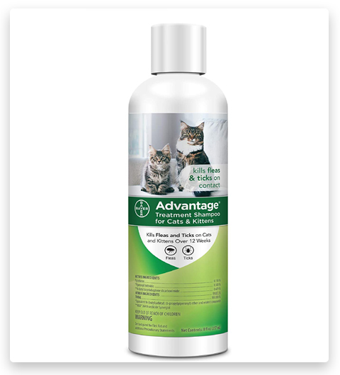 Advantage Flea and Tick Treatment Flea Shampoo for Cats and Kittens