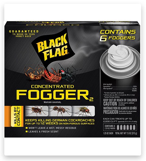 Black Flag 6 Count Indoor Roach Fogger