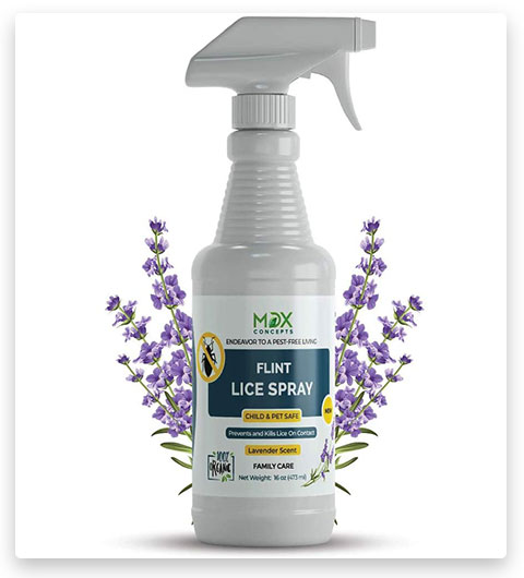 MDXconcepts Organic Lice Killer For Home - Lavender Oil Lice Repellent