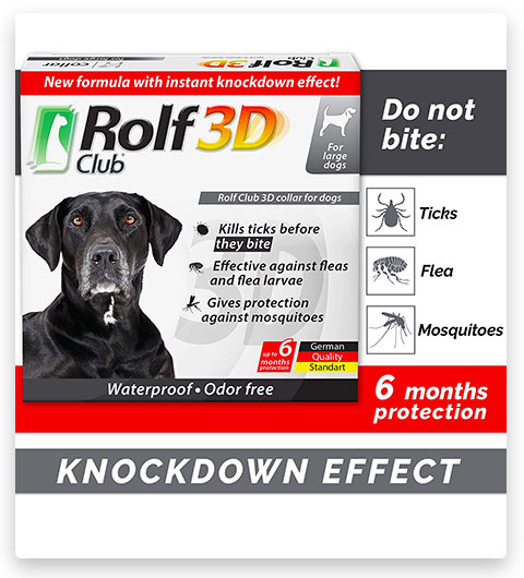 Rolf Club 3D Flea and Tick Repellent Collar for Pets