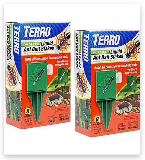 TERRO T1812SR Appât liquide pour piège à fourmis en extérieur