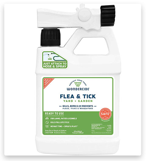 Wondercide Natural Products - Ready to Use Yard Flea, Mosquito and Tick Repellent Spray