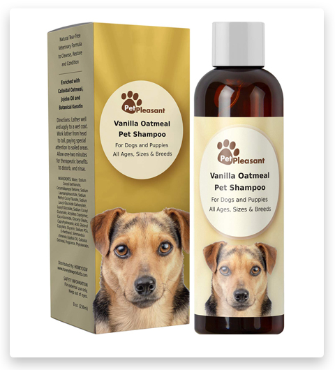 Shampoo alla puzzola con farina d'avena colloidale per cani con pelle sensibile