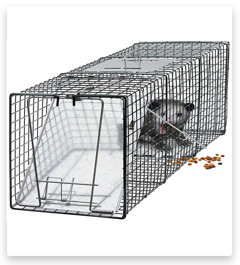 OxGord Live Animal Rabbit Trap Humane Rodent Cage for Rabbits