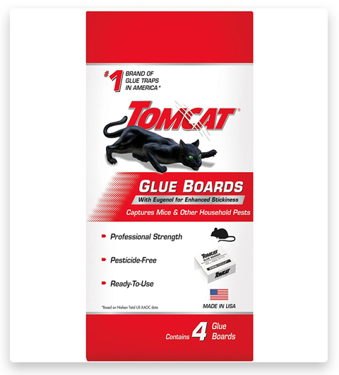 Tomcat Glue Boards Roach Trap with Eugenol for Enhanced Stickiness