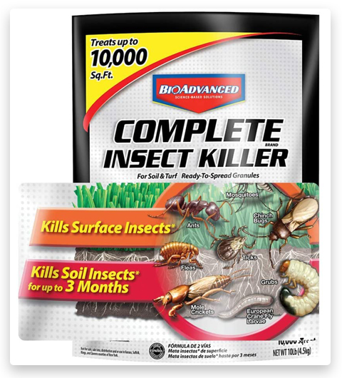BioAdvanced Complete Insect Killer for Soil & Turf Pest Control Granules fourmis