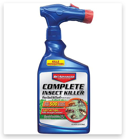 BioAdvanced Spray completo per insetti killer e zecche per il giardino, per il terreno e il tappeto erboso
