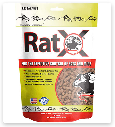 EcoClear Products 620100-6D RatX Veneno para ratones totalmente natural