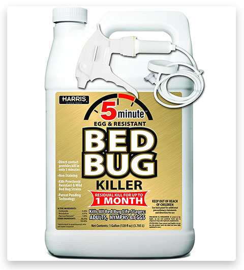 HARRIS 5 Minute Bed Bug Killer, sans odeur
