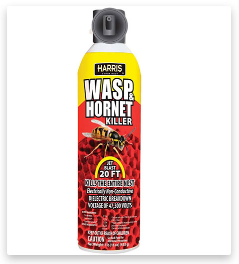 HARRIS Spray para matar avispas, avispones, avispas amarillas y abejas de tierra
